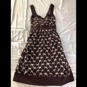 Brown Motherhood Maternity Dress